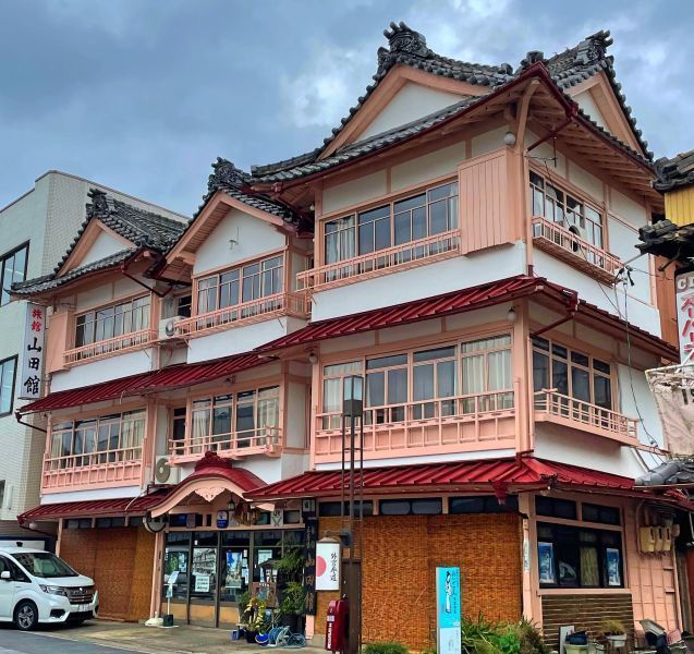 Edificio histórico en el barrio de Ise