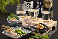 三重の地酒3種飲み比べ（ジャパニーズレストラン「的矢」）