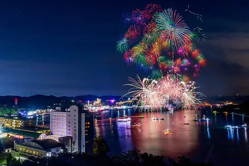 Toba Minato Festival fireworks (image)