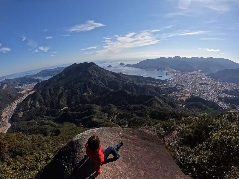 Vue depuis le dos d'un éléphant