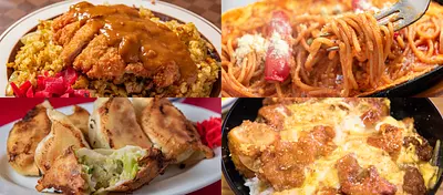 Enjoy Ise&#39;s soul food, ``Mori Spa&#39;&#39;, ``Dry Cutlet&#39;&#39;, ``Misuzu Gyoza&#39;&#39;, and ``Karaage Don&#39;&#39;!!