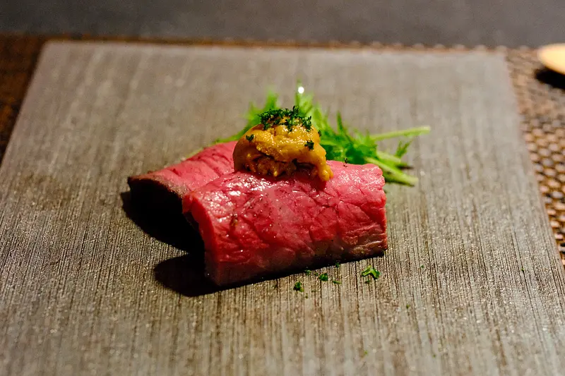 Specialty Matsusaka beef “Uchimomo”
