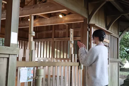 Une visite de sanctuaire qui retrace l'histoire de deux sanctuaires en bambou et de Saio (goshuin spécial, Ochazuke et bonbons inclus)