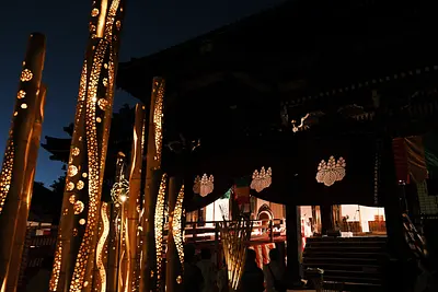高田本山専修寺のライトアップ（6）