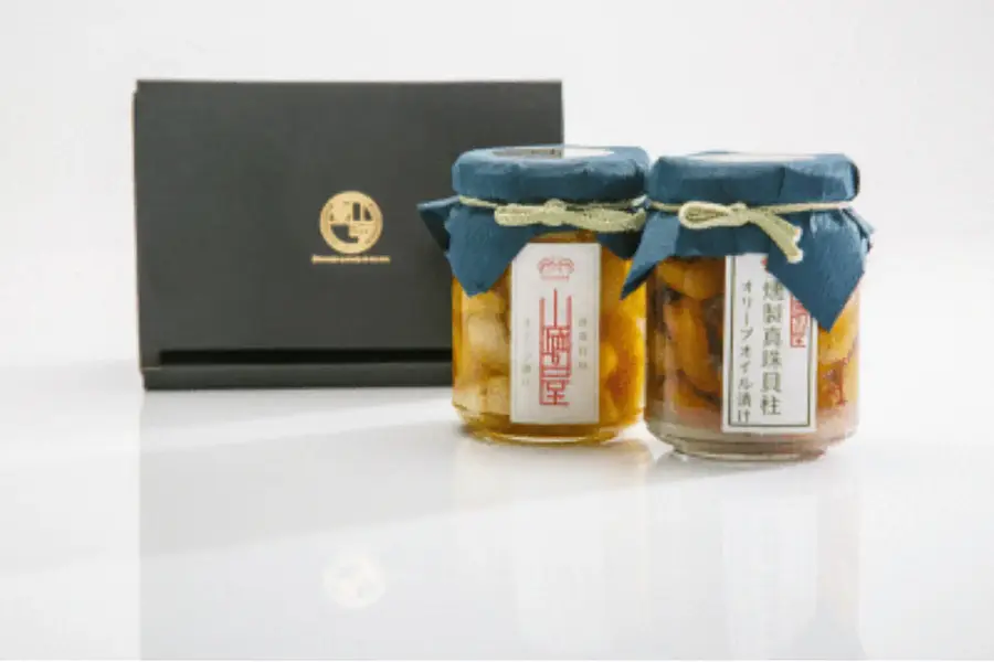 Pétoncles perlés marinés à l'huile d'olive (Yamazaki Co., Ltd.)