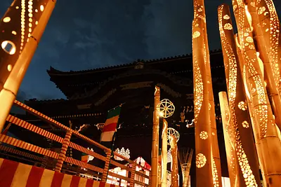 高田本山専修寺のライトアップ（4）