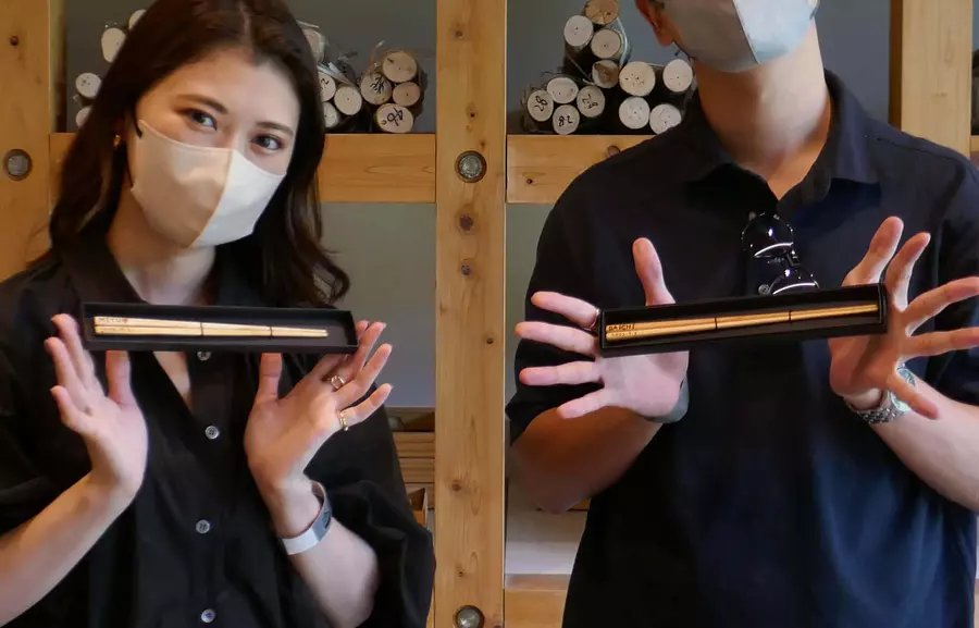 奢侈的絲柏手工筷子體驗