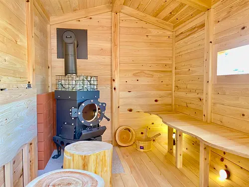 Sauna de ciprés original