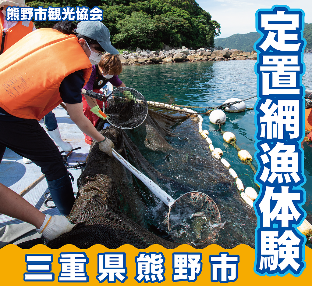 定置網漁体験【三重県熊野市】の写真(三重県津市)