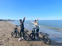 ¡Solo 2 días! Alquiler de bicicletas para pasear por la playa de arena del Camping Oyodo Fureai