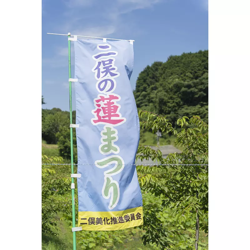 Futamata lotus festival banner