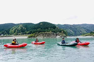 Packraft experience &quot;Kumano Kodo on the river&quot; River rafting on the Kumano River