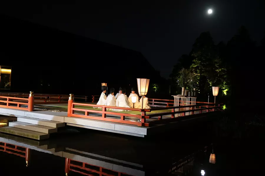 Fiesta de observación de la luna Jingu [Ise Jingu Geku]