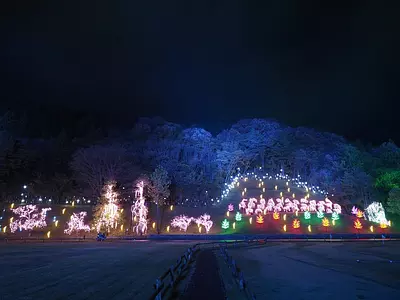 メナード青山リゾート　ライトアップ 2017年バージョンの点灯式へ行ってきました