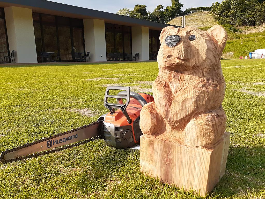 初心者大歓迎!チェーンソーアート体験の写真(三重県津市)