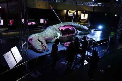 ¿Es real Nagashima Spaland? "¡La primera del mundo! Exposición de disección de tiranosaurios y descubrimiento de dinosaurios"