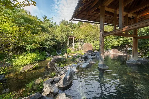 Uno de los baños al aire libre más grandes de Japón.