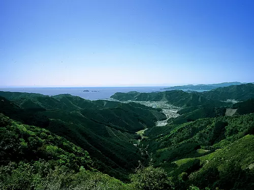 从津津里峠（TsuZurato-togePass）眺望的景色