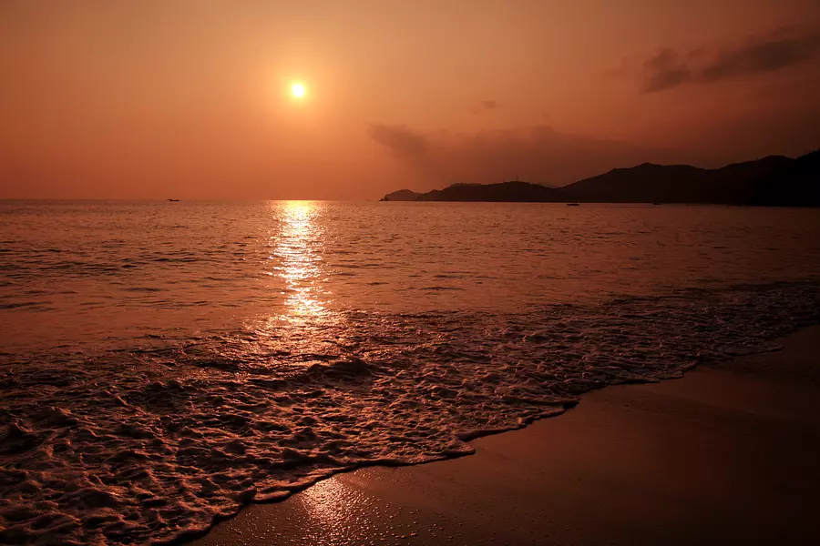 濱島的夕陽
