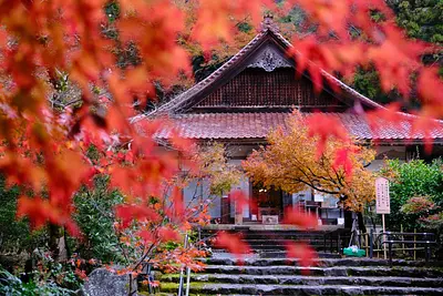 鳴谷山聖宝寺の紅葉（6）
