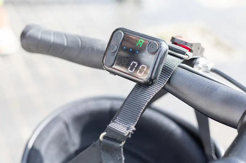Electrically assisted bicycle monitor