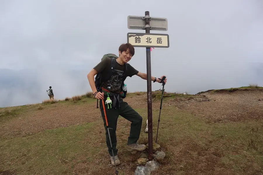 「鈴北岳」にも寄りました！