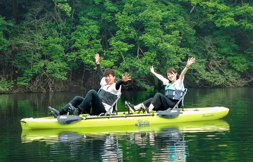 【2人份】维森（VISON）森林“脚踏划船”皮划艇体验