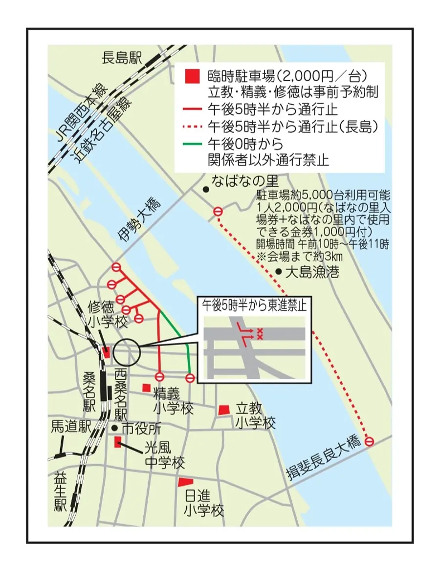 桑名水郷花火大会2024年の日程は？チケットの販売はある？見どころやアクセス、駐車場マップなど徹底解説🎇【2024年7月2日最新】 | 取材レポート  | 観光三重(かんこうみえ)