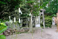 七夕御朱印と笹飾り・竹神社