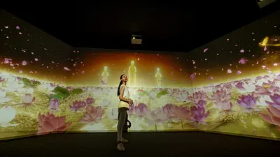 高田本山千秋寺（SENJUJIHeadTempleoftheShinshuTakadaSchool）新寶藏博物館「東光傳」開幕啦！還有令人印象深刻的 360 度投影 VR 影院！