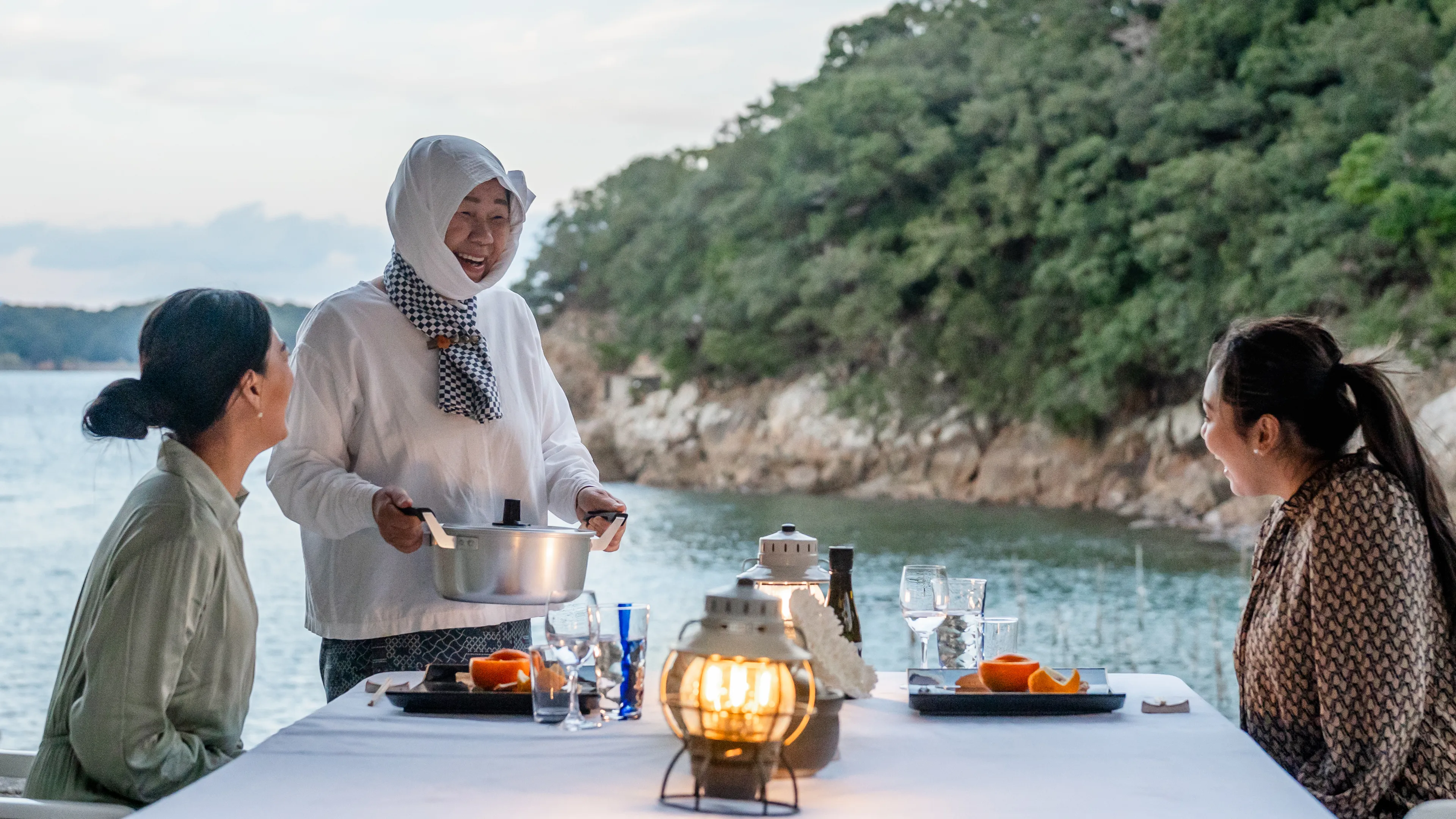 Premium dinner with Ama butler at private beach
